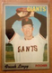 1970 Topps Baseball #77 Frank Linzy - San Francisco Giants Vg-Ex Condition