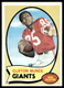 1970 Topps #157 Clifton McNeil New York Giants EX-EXMINT SET BREAK!