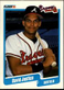 1990 Fleer - #586 David Justice (RC)