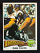 1975 Topps Football Card Dan Fouts  #367 CF