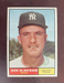 1961 Topps #104 John Blanchard EX+!  NY Yankees! NO creases, stains or markings!