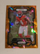 2023 Panini Prizm Football Rashee Rice Orange Cracked Ice RC #350 KC Chiefs READ