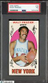 1969-70 Topps Basketball #98 Walt Frazier HOF RC Rookie New York Knicks PSA 7 NM