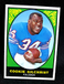 1967 TOPPS "COOKIE GILCHRIST" MIAMI DOLPHINS #74 NM+ PICS! (COMBINED SHIP)