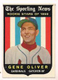 1959 Topps Rookie Gene Oliver St. Louis Cardinals #135