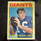 1972 Topps Football - NORM SNEAD #118 - New York Giants 