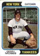 1974 Topps Gerry Moses New York Yankees #19