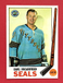 1969-70 TOPPS #87 Earl Ingarfield Oakland Seals NRMT OR BETTER