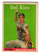 1958 Topps Set-Break #51 Del Rice Milwaukee Braves