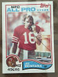 1982 Topps Football Card #488 NFC All Pro Joe Montana San Francisco 49ers