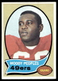 1970 Topps #207 Woody Peoples RC San Francisco 49ers EX-EXMINT NO RESERVE!