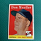 1958 Topps - #253 Don Mueller