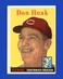 1958 Topps Set-Break #160 Don Hoak EX-EXMINT *GMCARDS*