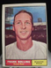 FRANK BOLLING 1961 TOPPS #335 MILWAUKEE BRAVES MLB BASEBALL CARD EX