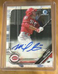 2019 Bowman Chrome Prospect Mike Siani Autograph #CPA-MS Cardinals / Reds