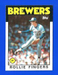 1986 Topps BASEBALL #185 ROLLIE FINGERS NRMINT HOF MILWAUKEE BREWERS (SB1)