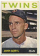 1964 Topps #194 John Goryl - Minnesota Twins-Very Good Condition