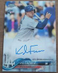 2018 Topps Chrome Kyle Farmer Los Angeles Dodgers #RA-KF Rookie Auto RC