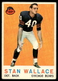 1959 Topps #159 Stan Wallace RC Chicago Bears VG-VGEX SET BREAK!