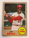 1968 Topps Baseball Lou Brock #520 - St. Louis Cardinals Legend HOF VG-EX