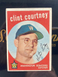 1959 Topps #483 Clint Courtney EX - NO Creases! Washington Senators!