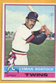 1976 Topps #263 Lyman Bostock - Minnesota Twins - Excellent Condition