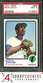 1973 TOPPS #366 BROCK DAVIS BREWERS PSA 9 SET BREAK