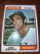 1974 Topps #199 Mike Kekich Cleveland Indians Baseball Card