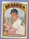 1972  TOPPS  RICH McKINNEY   mid-high #619   NRMT or better   YANKEES