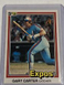 1981 DONRUSS Baseball GARY CARTER MONTREAL EXPOS Card #90