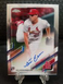 SETH ELLEDGE MLB Cardinals 2021 Topps Chrome RC Rookie Auto #RA-SEL Card