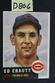 Vintage 1953 Topps - ED ERAUTT - Cincinnati Reds Card #226 (D806