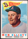 1960 TOPPS BASEBALL  #215 BOB ELLIOTT