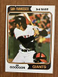 1974 Topps Ed Goodson #494 San Francisco Giants