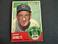 1963 Topps #452 BARNEY SCHULTZ Chicago Cubs Semi High #..VG+/EX