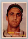 FRANK TORRE 1957 TOPPS VINTAGE BASEBALL CARD GREAT CONDITION #37 ATLANTA BRAVES