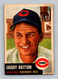 1953 Topps #45 Grady Hatton EX-EXMT Cincinnati Reds Baseball Card