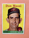 1958 TOPPS DON MOSSI #35 INDIANS (EX)