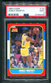 1986 Fleer Basketball #131 JAMES WORTHY Los Angeles Lakers RC ROOKIE PSA 9 Mint