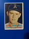 1957 TOPPS #318 MICKEY McDERMOTT BASEBALL CARD - TOUGH MID SERIES - NO CREASES