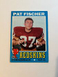 1971 Topps Football #74 PAT FISCHER Washington Redskins vintage