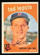 1959 Topps #348 Ted Lepcio Baseball Card - Very Good