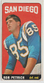 1965 Topps Football Tall Boys #170 bob petrich ex+