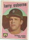 1959 Topps Baseball #524 RC LARRY OSBORNE, TIGERS HI#