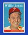 1958 Topps Set-Break #181 Willie Jones EX-EXMINT *GMCARDS*