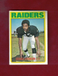 1972 Topps George Atkinson ( OAKLAND RAIDERS ) HIGH NUMBER Card #323! NICE!