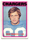 1972 Topps #89 Bob Babich Football Card - San Diego Chargers