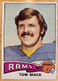 1975 Topps Football  #420 Tom Mack  Rams - NM