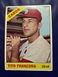 1966 TOPPS #163 TITO FRANCONA ST. LOUIS CARDINALS *FREE SHIPPING*