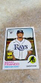 2022 Topps Heritage Wander Franco Base RC Rookie Tampa Bay Rays #347 